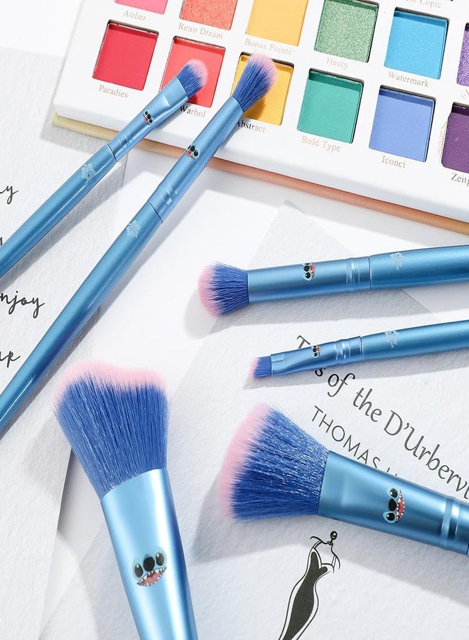 Hamowtux Stitch Stuff Stitch Gifts for Girls Makeup Brushes Gift Box Magic Eye Shadow Eyeliner Blending Lip Brush Anime Cosmetic Brush Set Collection - Image 2